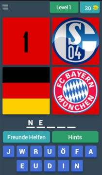 4 Bilder 1 Fußballspieler游戏截图1