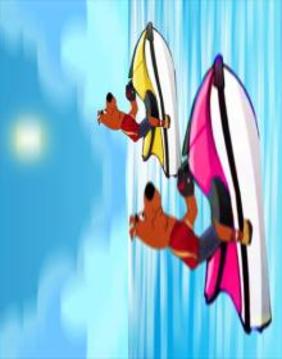 jetski scooby dog race游戏截图2