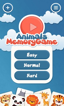 Animals Memory Game 2游戏截图1
