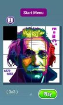 Einstein Sliding Puzzle游戏截图3