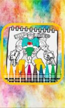 Super Iron Man Coloring Book游戏截图1
