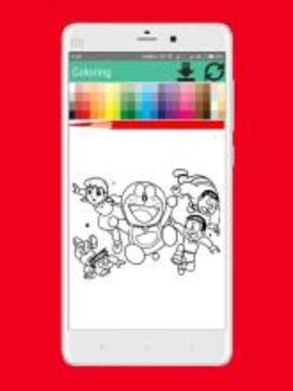 Coloring Doraemon Books游戏截图2