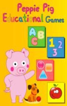 Peppie Pig Educational Games游戏截图1