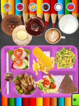 School Lunch Food Maker FREE游戏截图1