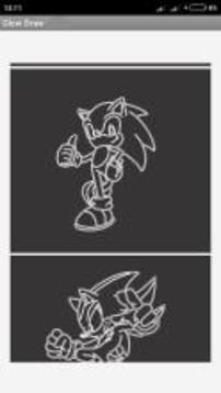 Glow Draw Sonic Paint游戏截图3