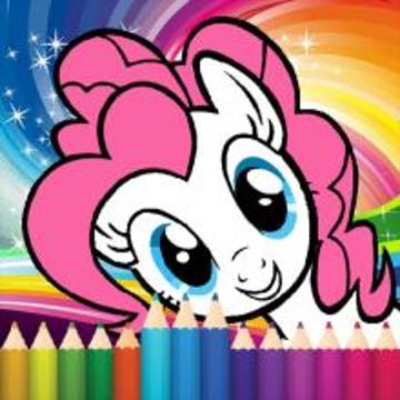 Coloring little pony princess游戏截图2