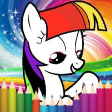 Coloring little pony princess游戏截图4
