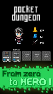 Pocket Dungeon - RPG game游戏截图3