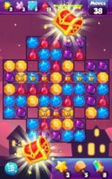 Jewel Crush Star Gems Blast游戏截图2