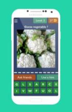 Guess Vegetable - Quiz Game游戏截图1