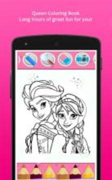 Princess & Queen Coloring游戏截图1