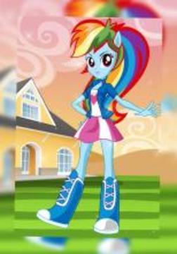 Dress Up Rainbow Dash Games游戏截图1