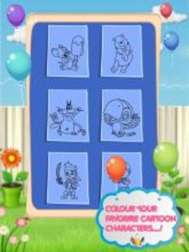 Colouring Book For Cartoon游戏截图2