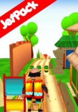 Temple Motu Patlu :Hattori Run游戏截图3