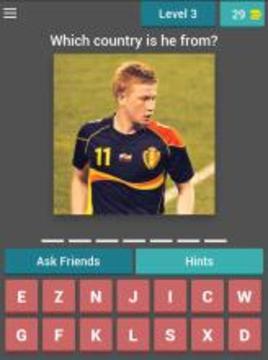 Football player country quiz游戏截图3