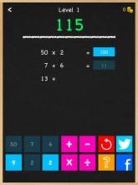 Numbers Game Math Brain Puzzle游戏截图5