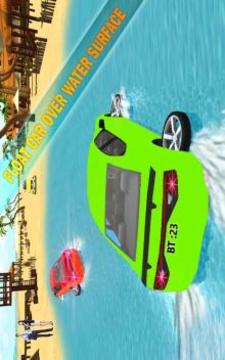 Water Surfer Car Stunts游戏截图1