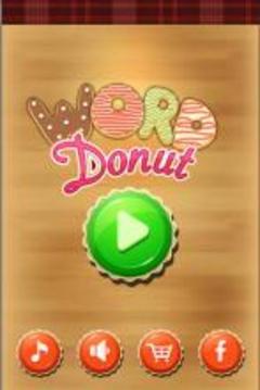 Word Donuts - Brain Puzzle游戏截图1