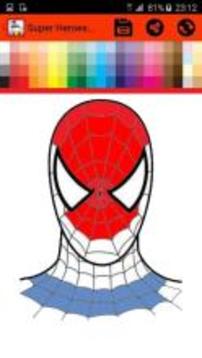 Super Heroes Coloring Pages游戏截图5