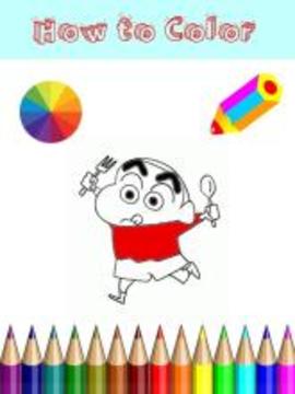 Coloring Book for Shin Chan游戏截图3