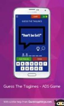 Guess The Taglines - ADS Game游戏截图1