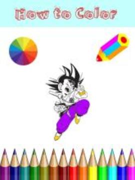 Coloring Super Saiyan God游戏截图4