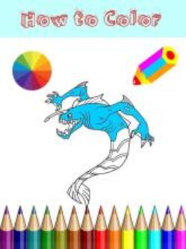 Coloring Ultimate Alien Book游戏截图4