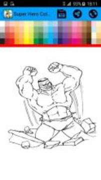 Super Hero Coloring Pages游戏截图4