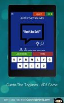 Guess The Taglines - ADS Game游戏截图5
