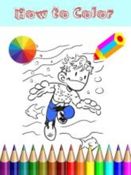 Coloring Aquaman游戏截图3