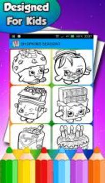 coloring book for shopking kid游戏截图3