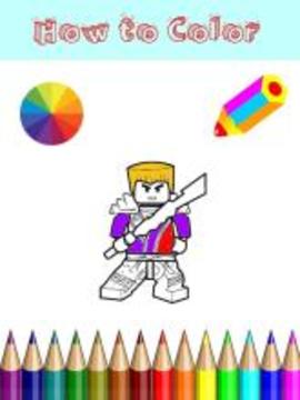 How to Coloring Ninjago Game游戏截图3