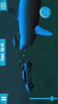 鲨鱼攻击浮动水下赛车游戏截图1