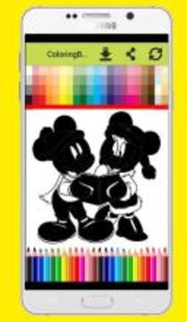 Coloring Book for Disney Fans游戏截图2