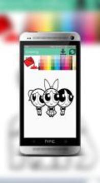 Coloring for Powerpuff游戏截图3