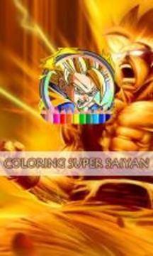 Coloring Super Saiyan 2游戏截图3