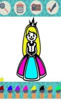 Princess Coloring Book For Kids游戏截图3