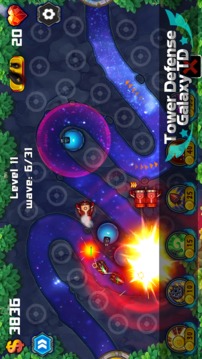 Tower Defense: Galaxy TD游戏截图1