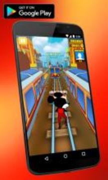 Mickey and Minnie Subway Surfer 3D游戏截图1