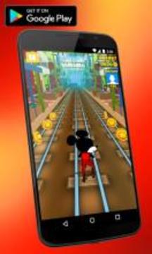 Mickey and Minnie Subway Surfer 3D游戏截图4