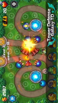 Tower Defense: Galaxy TD游戏截图2