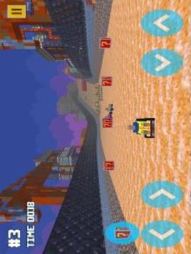 Blocky Turbo Kart Racers游戏截图5