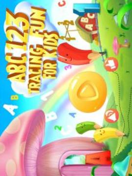 ABC 123 Tracing Fun For Kids游戏截图4