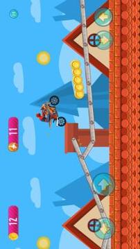 Super Hero - Spider Moto Bike游戏截图5