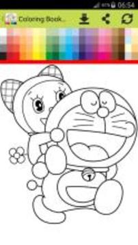 Coloring Book For Dorae Cat -New-游戏截图2