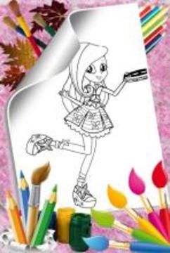 MLP Equestria Girls Coloring Pages游戏截图2