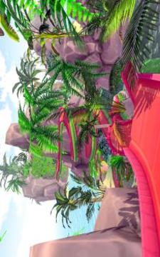 地板在熔岩迷你高​​尔夫热带天堂游戏截图1