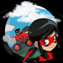 Ladybug Hill Climb Race游戏截图1