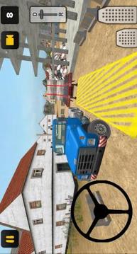 Construction Truck 3D: Pipe Transport游戏截图2