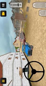 Construction Truck 3D: Pipe Transport游戏截图1